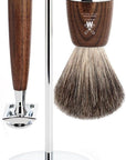 Muhle set 3 pz Rytmo rasoio sicurezza in legno