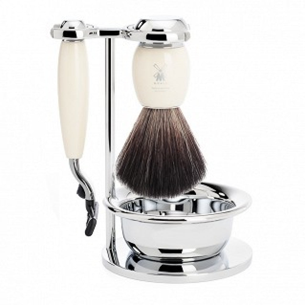 Set 4 pz Vivo Rasoio Mac3 Avorio