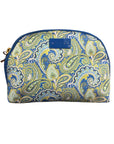 Pochette Etro Media Arrotondata con cerniera Blu