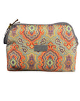 Pochette Etro Media Ondulata Grigio Arancio