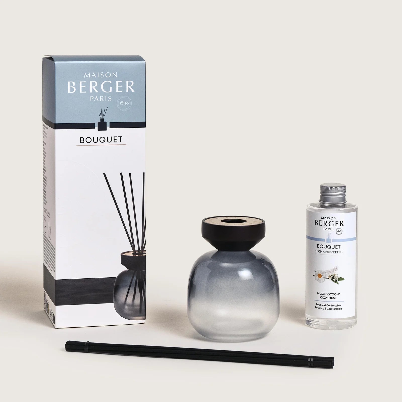Bouquet Wood Noir e Blanc + Musc Cocoon 180ml