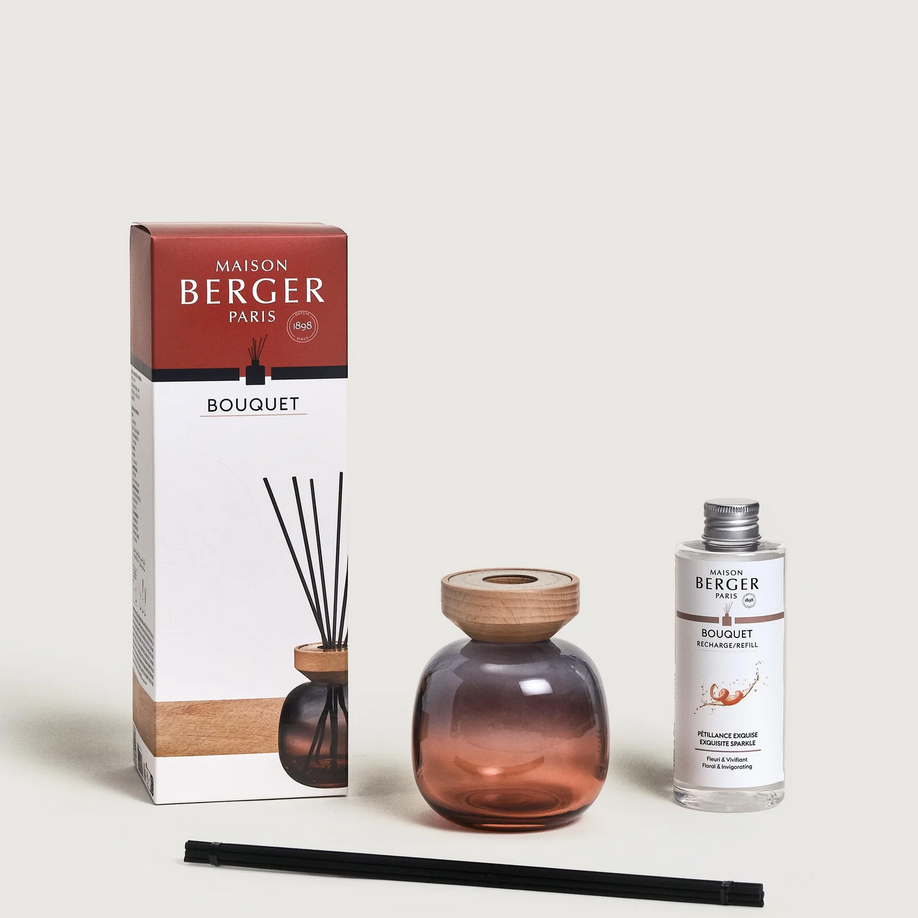 Bouquet Wood Rouge e Gris + Petillance Exquise 180ml