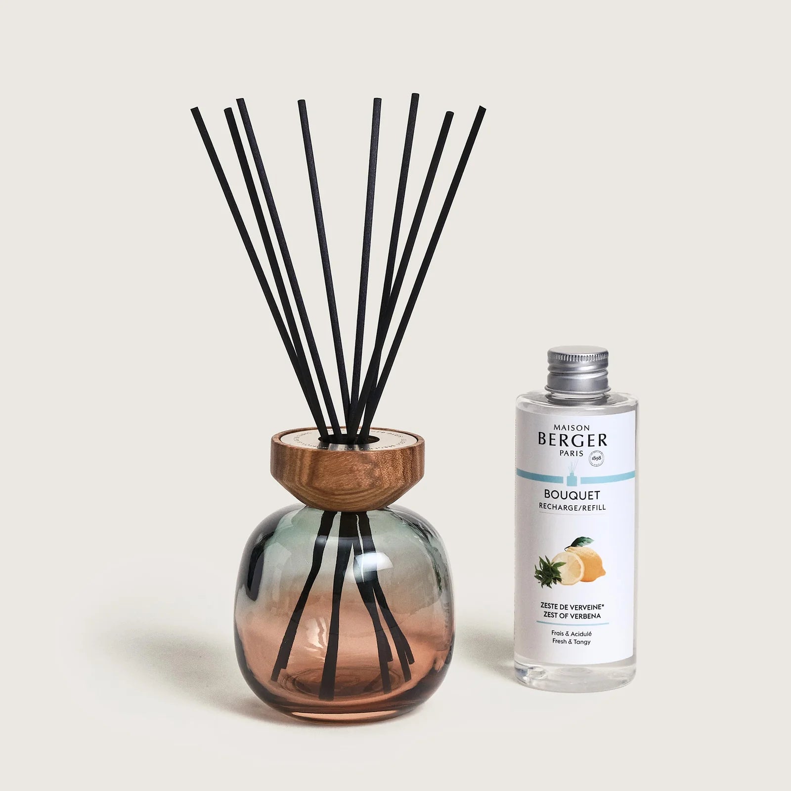 Bouquet Wood Vert e Ambre + Zeste de Verveine 180ml