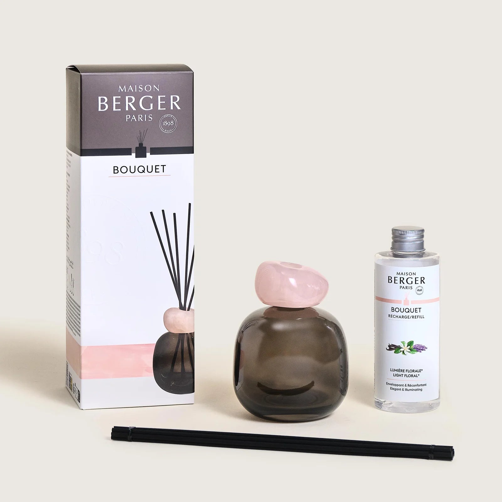 Bouquet Mineral Rose + Lumiere Florale 180ml