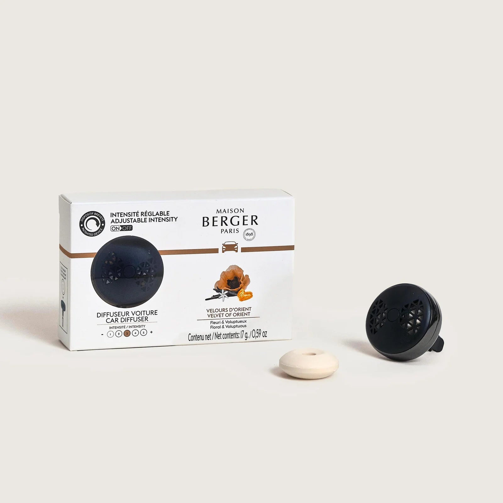 Diffusore auto Tech Smart + Velours d'Orient