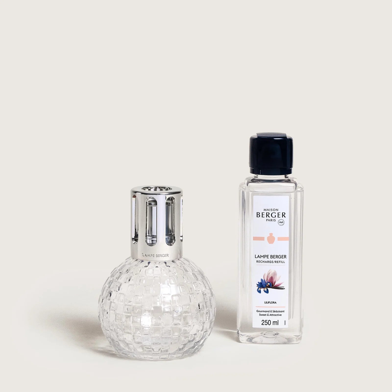Lampe Berger Disco Transparente + Liliflora 250ml