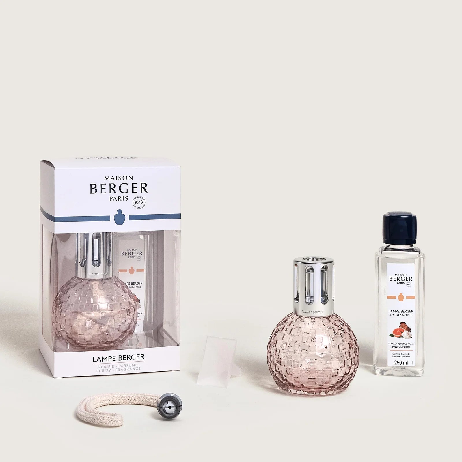 Lampe Berger Disco Rose + Douceur de Pamplemousse 250ml