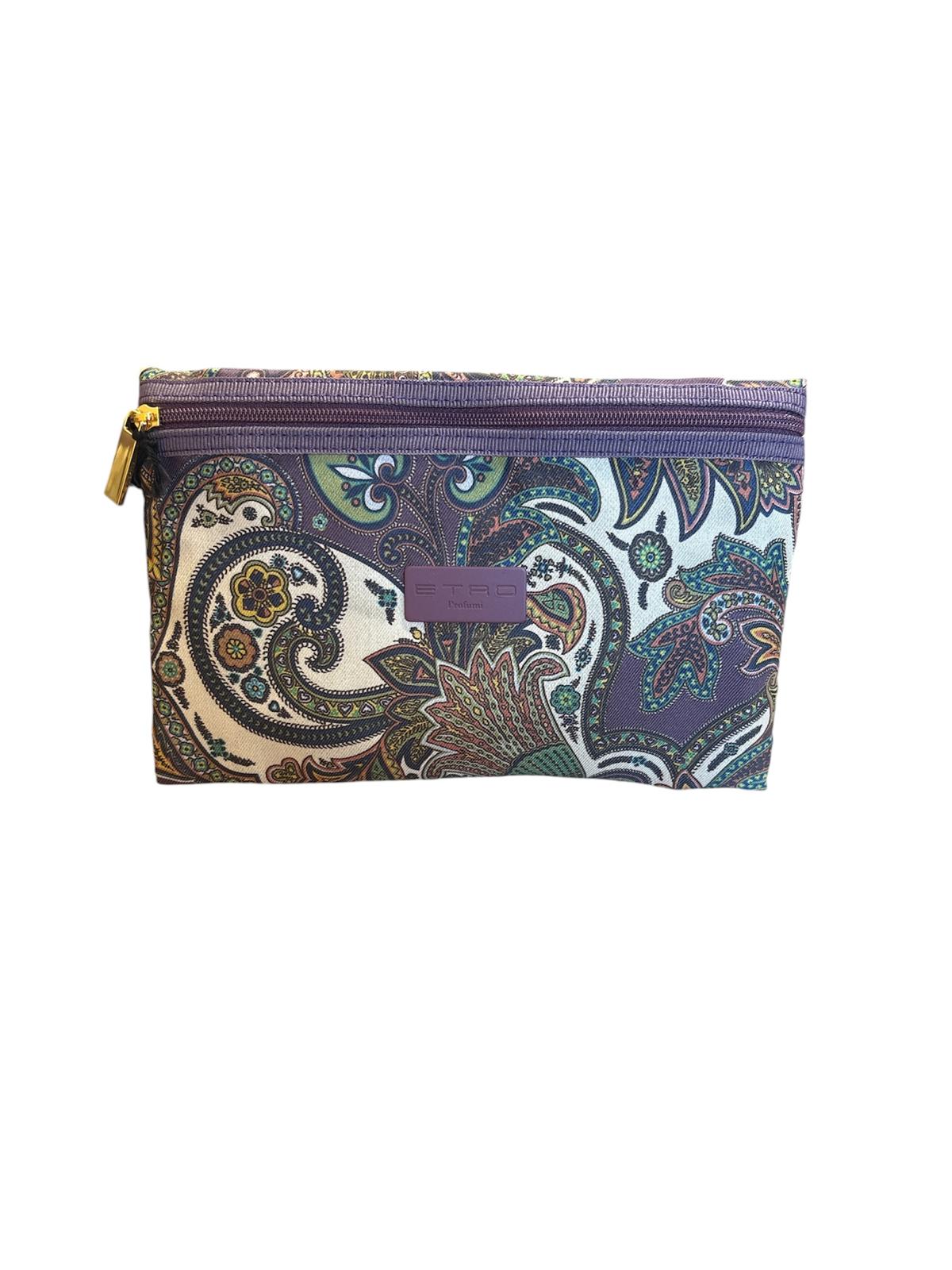 Pochette Etro piatta piccola Viola