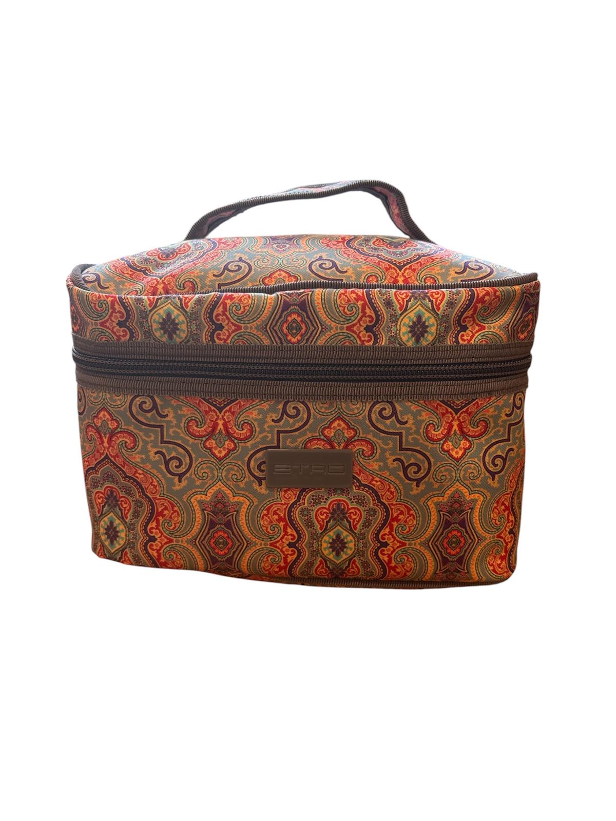 Beauty-Case Etro Grigio e Arancio