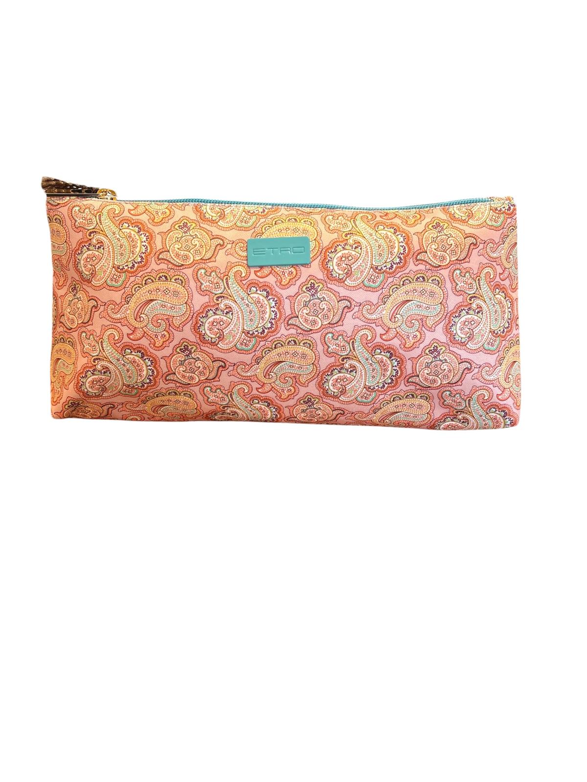 Pochette Etro Rettangolare allungata 
Rosa Azzurra