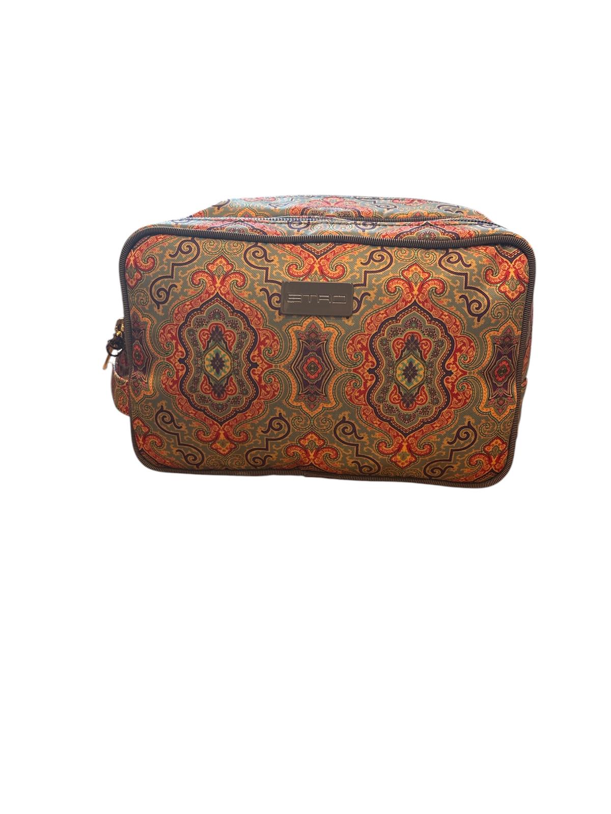 Pochette Uomo Arancio e Grigio