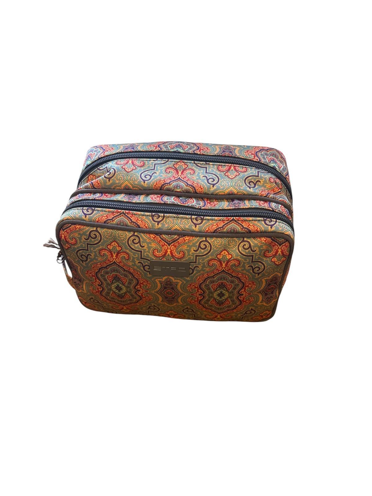 Pochette Uomo Arancio e Grigio