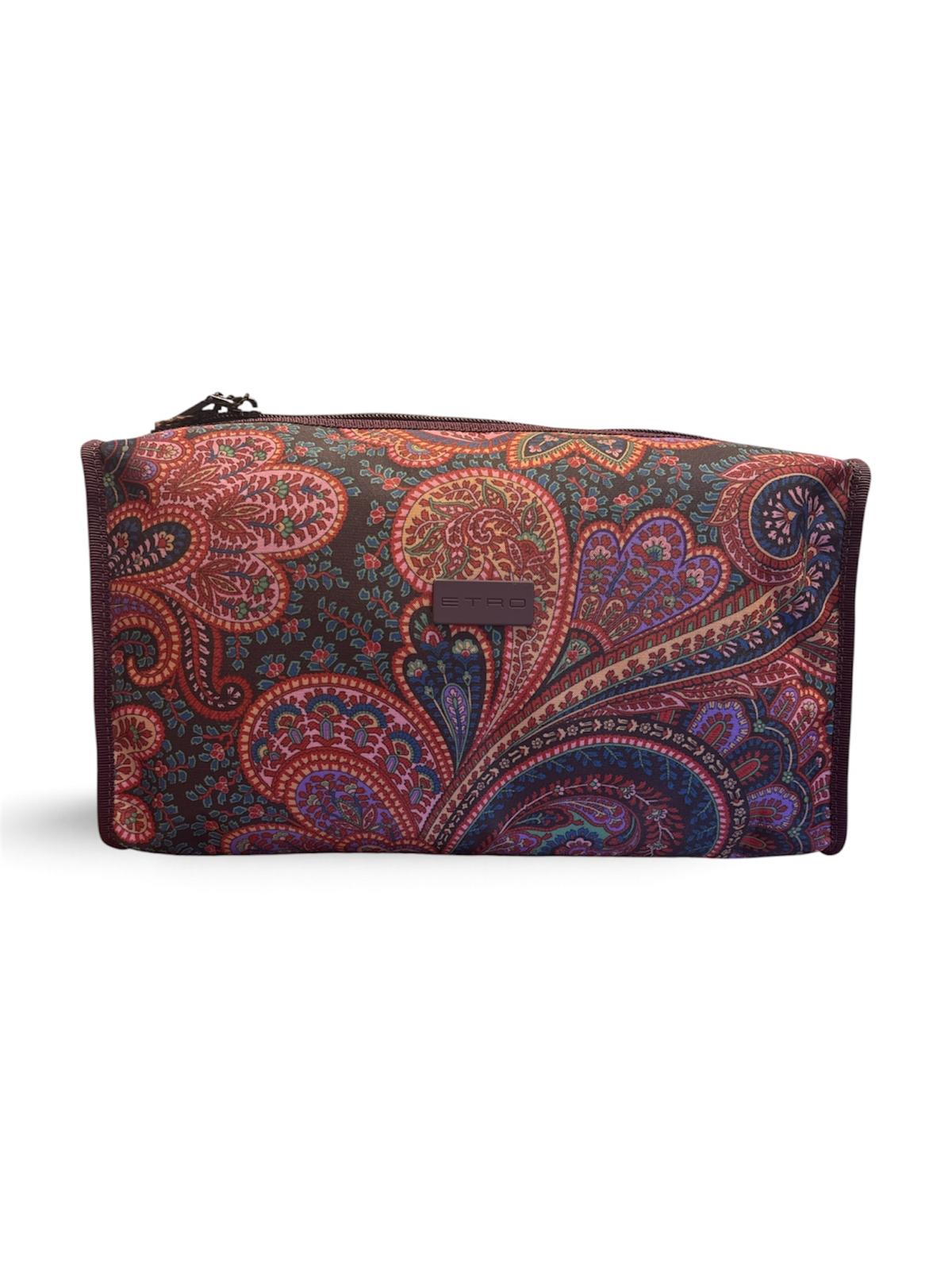 Trousse Etro Trapezio Color Bordeaux
