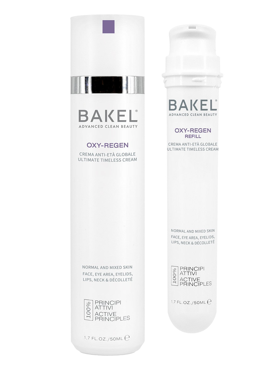 Oxy-Regen Case & Refil 50ml Crema Anti Eta' Globale-Pelle Normale E Mista