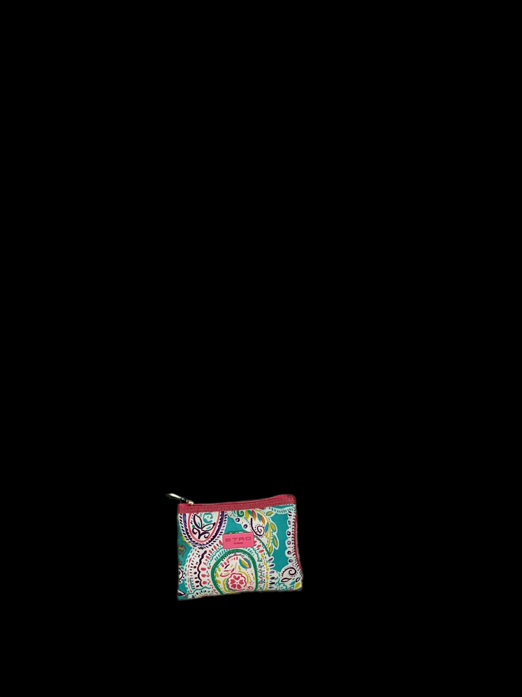 Busta Piccola Paisley con bordi rosa