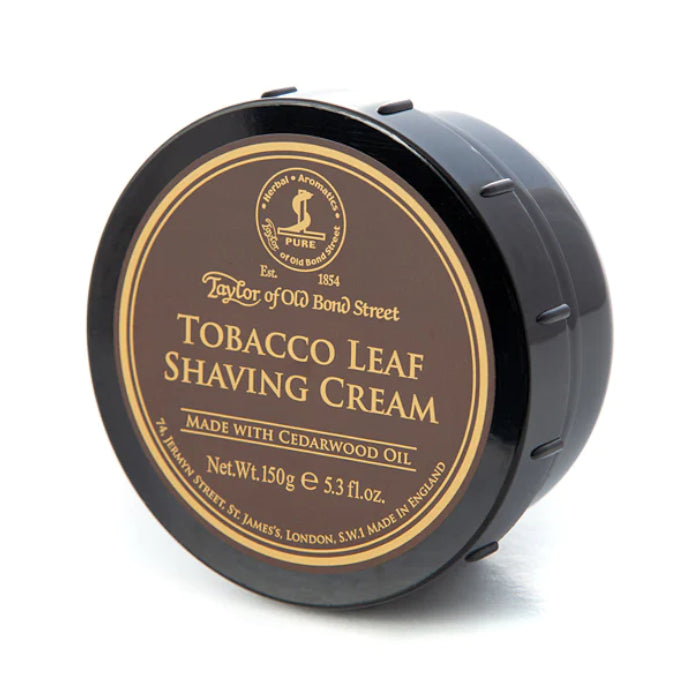 Shaving Cream Plastic Bowl 150g - Tobacco Leaf