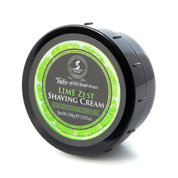 LIME ZEST - Shaving Cream Plastic Bowl 150g