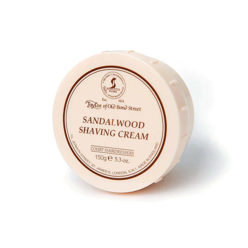 Shaving Cream Plast.Bowl 150g - Sandalwood