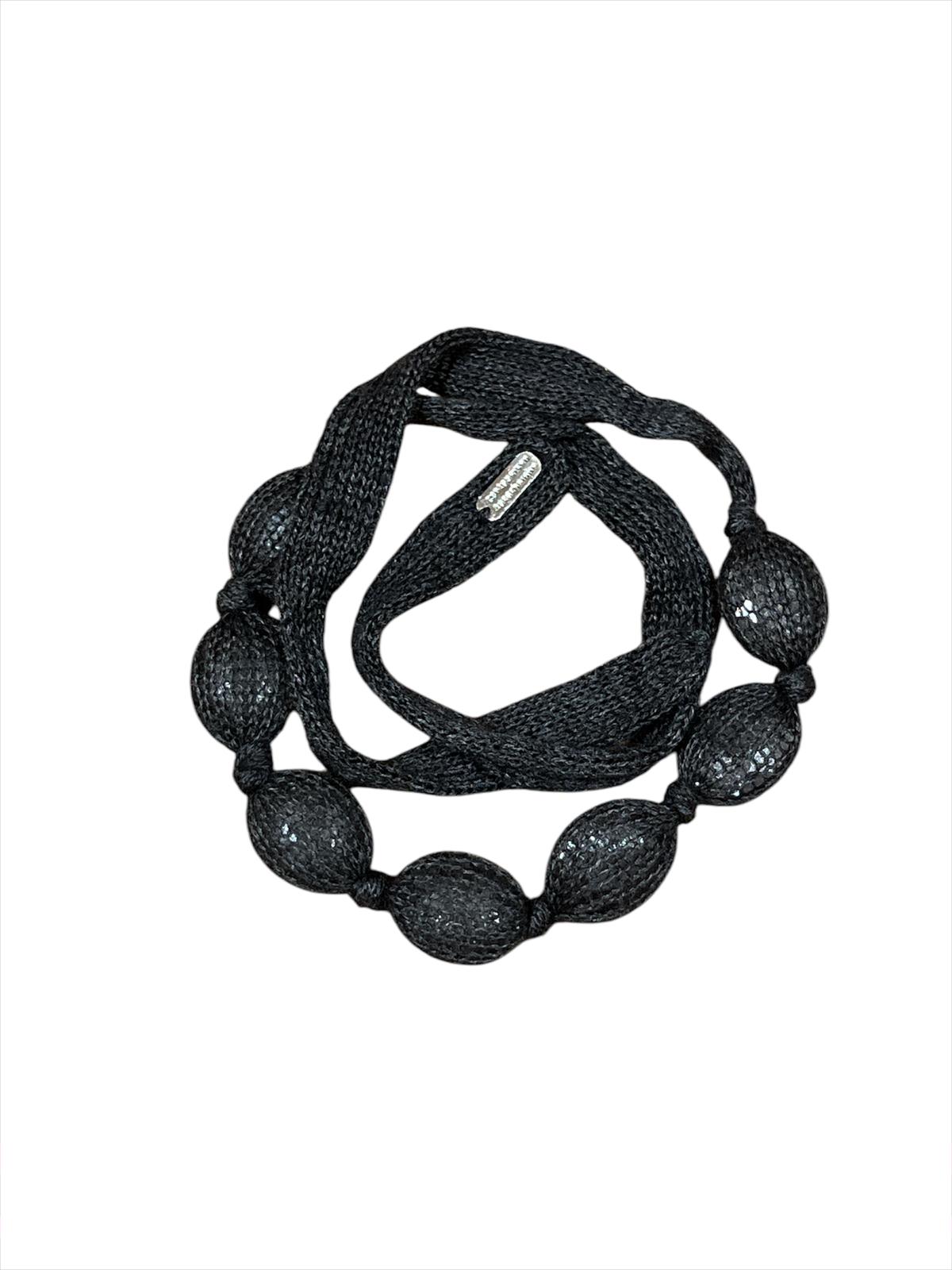 Bracciale cachemire grigio