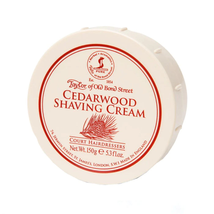 9244_Taylor_Cedarwood_Shaving_Cream_ Plastic_Bowl_150g_Terriacaprofumilatina