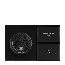 9435_Cofanetto_CarparfumDiffusoreAutoCarbonio_RossoNobile_Ambra_Terriacaprofumilatina