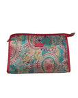 Pochete Etro porta trucco grande Paisley con bordi rosa