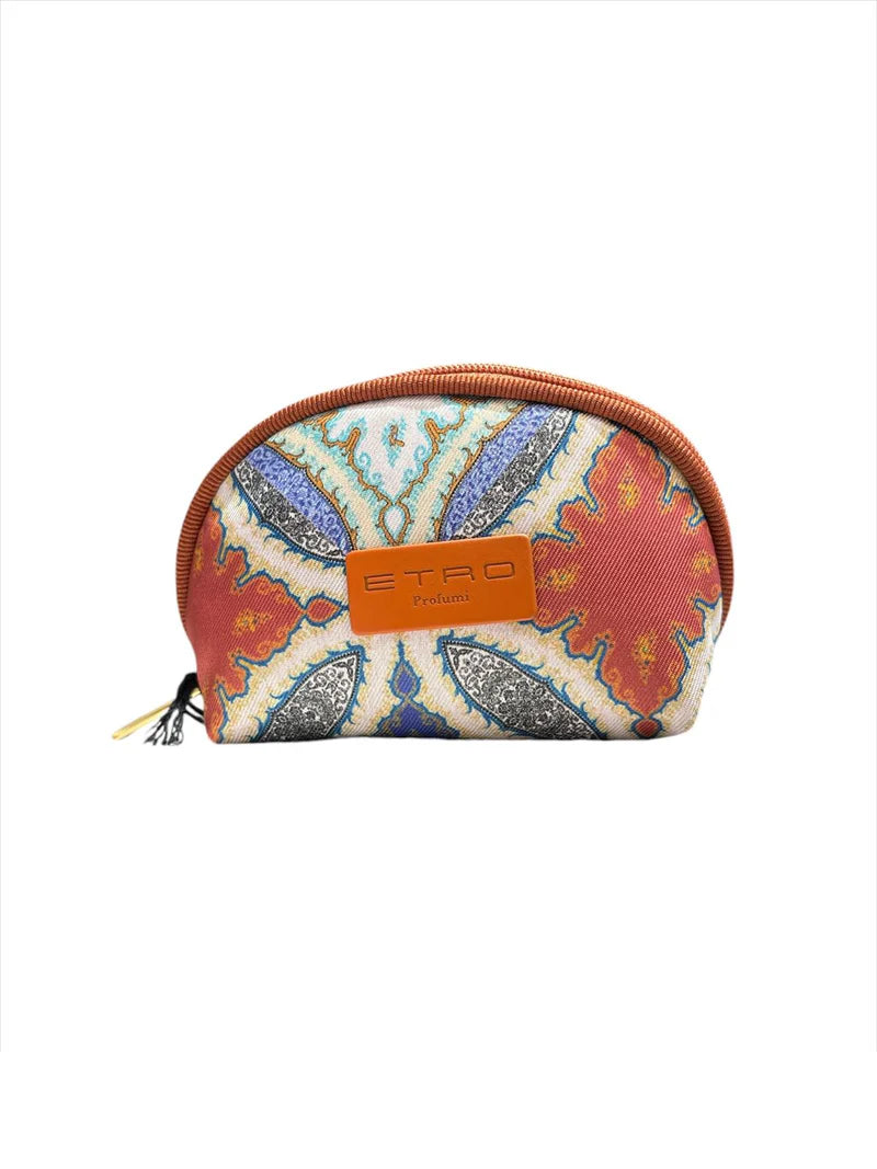 Pochette Etro piccola portachiavi colore rame