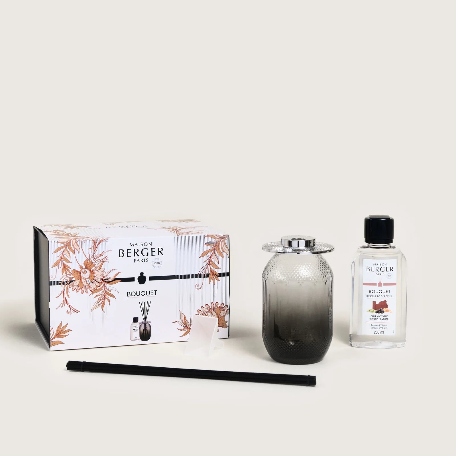 Bouquet con bastoncini evanescescence gris