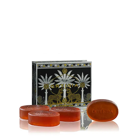 Cofanetto Saponi 4x100 gr Ambra Nera